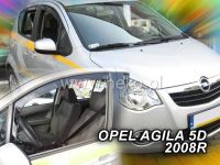 Plexi, ofuky OPEL Aglia 5D, 2008 =>, přední HDT