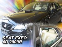 Plexi, ofuky bočních skel SEAT Exeo sedan 4D, 2009 =>, přední + zadní HDT