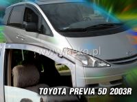 Plexi, ofuky Toyota Previa 5D, 00-2005r, přední HDT