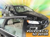 Plexi, ofuky Volvo V/XC 70 5D 2007, přední + zadní HDT