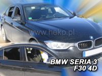 Plexi, ofuky BMW serie 3 F30 4D. 2012=> přední+zadní HDT