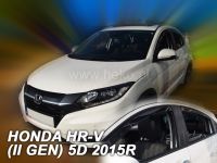 Protiprůvanové plexi, ofuky oken Honda HRV 5D 2015r =>, 4 ks přední+zadní HDT