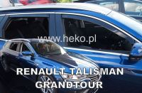 Plexi, ofuky bočních skel Renault Talisman 4D grandtour 2016r =>, sada 4ks přední + zadní HDT