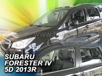 Plexi, ofuky bočních skel Subaru Forester IV 2013r =>, 4ks přesní+zadní HDT