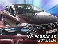 Plexi, ofuky VW Passat B8 4D sedan 2014r =>, 4ks přední+zadní HDT