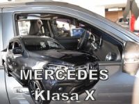 Protiprůvanové plexi, ofuky oken Mercedes X 4D 2017r =>, 2ks přední HDT