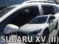 Protiprůvanové plexi, ofuky oken Subaru XV 5D 2017=>, 4ks přední+zadní HDT