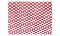 Hliníková mřížka  (Tahokov) rozměr 24x50cm - červená, 80152