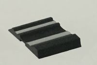Samolepící lišta černá, 2 chromovaný proužek,5m, 40x6mm, 32405A/5