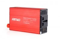 Měnič napětí AMiO 24V/230V, 300W/600W 2xUSB, 02471