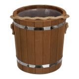 Vědro do sauny dřevěné s plastovou vložkou 5l, thermo