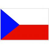 Samolepka poloplastická - vlajka Česká republika