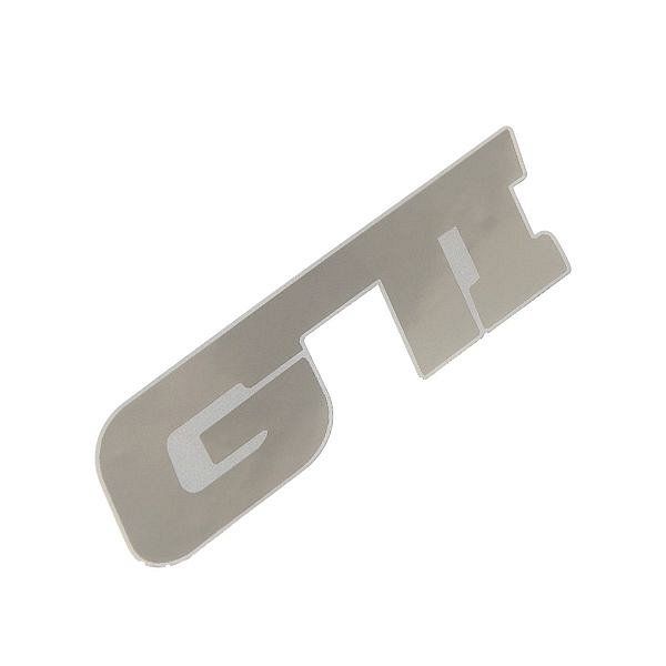 Samolepka kovová GTI 3D znak na auto 110x35 mm prex