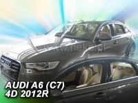 Plexi, ofuky Audi A6 C7 4D, sedan, 2011=> sada 4ks přední + zadní HDT