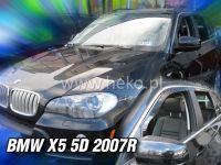 Plexi, ofuky BMW X5 5D 2007 => přední + zadní HDT
