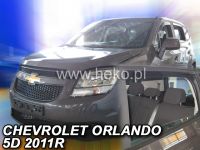 Plexi, ofuky Chevrolet Orlando 5dv., od roku 2011r =>, sada 4ks přední + zadní HDT