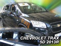 Plexi, ofuky Chevrolet Trax 5D 2013=> , sada 4ks, přední + zadní HDT