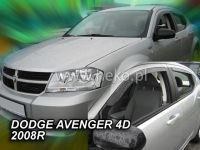 Plexi, ofuky Dodge Avanger 4D 2008 =>, přední HDT