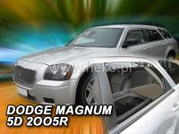 Plexi, ofuky bočních skel Dodge Magnum 5D 2005-2008r, sada přední + zadní HDT