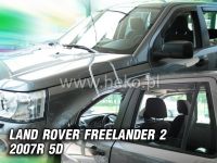 Plexi, ofuky Land Rover Freelander II 5D. 2007 =>, přední + zadní HDT