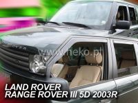 Plexi, ofuky Land Rover Range Rover III, 2002 =>, přední + zadní HDT