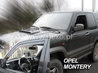 Protiprůvanové plexi, ofuky oken Opel Monterey 3/5D 92-2000Rr, 2ks přední HDT