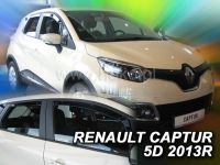 Plexi, ofuky Renault Captur 5D 2013 =>, přední + zadní HDT