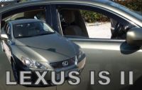 Protiprůvanové plexi, ofuky oken Lexus IS 250 4D 2006r =>, přední+zadní HDT