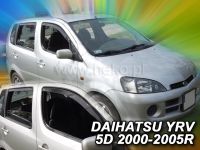 Protiprůvanové plexi, ofuky oken Daihatsu YRV 5D 00-05R + zadní HDT