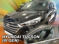Protiprůvanové plexi, ofuky oken Hyundai Tucson 5D 2015r =>, 2ks přední HDT