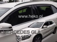 Protiprůvanové plexi, ofuky oken Mercedes GLA X156 5D 2014R =>, 4ks přední+zadní HDT