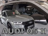 Protiprůvanové plexi, ofuky oken Audi Q5 II 5D 2016r => přední+zadní HDT