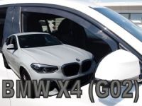 Protiprůvanové plexi, ofuky oken BMW X4 G02 5D 2018r => přední HDT