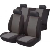 Autopotahy sedadel na celé vozidlo s bočními airbagy v sedadlech - Walser Flash sada 9 dílů - antracit / černé