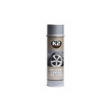 K2 SILVER LACQUER FOR WHEELS RALLY 500 ml - stříbrný lak na kola, ochrana proti kor, L332 K2 (Poland)