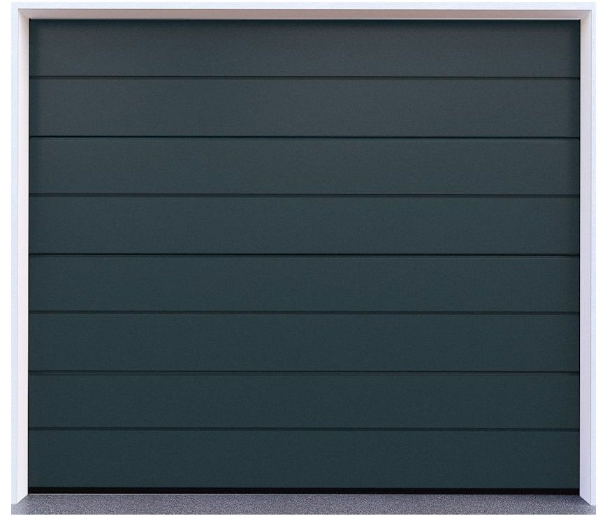 Garážová vrata se zámkem Sotra | RAL 7016 | M-Line | Woodgrain - 2500 x 2030 [mm] Doorhan