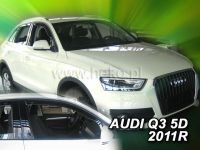 Plexi, ofuky bočních skel Audi Q3 5D 2011 => HDT