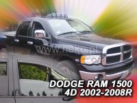 Plexi, ofuky bočních skel Dodge Ram 1500 2002-2008r, sada přední HDT