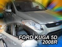 Plexi, ofuky Ford Kuga 5D 2008 =>, sada 4ks přední + zadní HDT