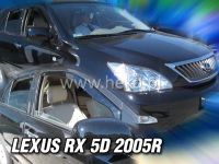 Plexi, ofuky Lexus RX, 2005 =>, přední + zadní HDT