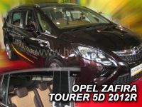 Protiprůvanové plexi, ofuky oken Opel Zafira Toureg C 5D 2012r =>, 4ks přední+zadní HDT