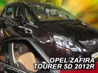 Protiprůvanové plexi, ofuky oken Opel Zafira Toureg C 5D 2012r =>, 2ks přední HDT