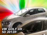 Protiprůvanové plexi, ofuky oken VW Golf VII 5D 2013r => variant, 2ks přední HDT