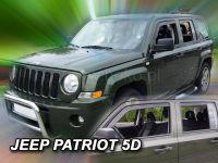 Protiprůvanové plexi, ofuky oken Jeep Patriot 5D 2006R =>, 4 ks přední+zadní HDT