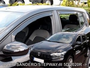 Ofuky oken Dacia Sandero Stepway III 5D 20R (+zadní) HDT