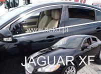 Plexi, ofuky bočních skel Jaguar XF 4D 2007-2015r, přední+zadní HDT