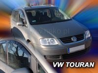 Plexi, ofuky VW Touran 5D 2003-2015, sada 2ks přední HDT