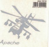 SAMOLEPÍCÍ DEKORY Vrtulník Apache 11x9 cm
