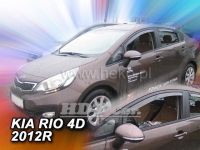 Plexi, ofuky KIA Rio 5dv, sedan, 2012r => a dál přední