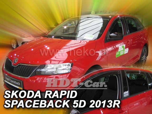 Ofuky oken Škoda Rapid spaceback 5D 2013 => přední + zadní